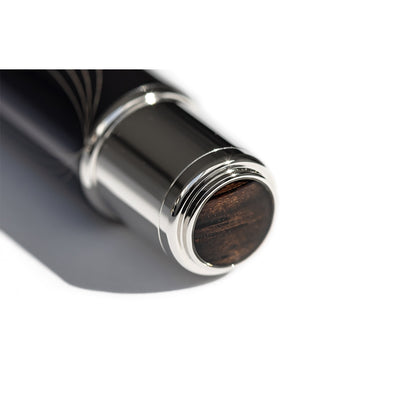 Maybach Fountain Pen The Peak I Lustrous - Platinum, 18K, Nautical Blue Lacquer