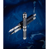 Maybach Füller The Peak I Lustrous - Platinum, 18Kt, Nautical Blue Lacquer