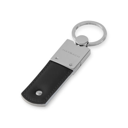 Maybach Schlüsselanhänger The Key Moment I Echtes Automobilleder, Porcellain-White