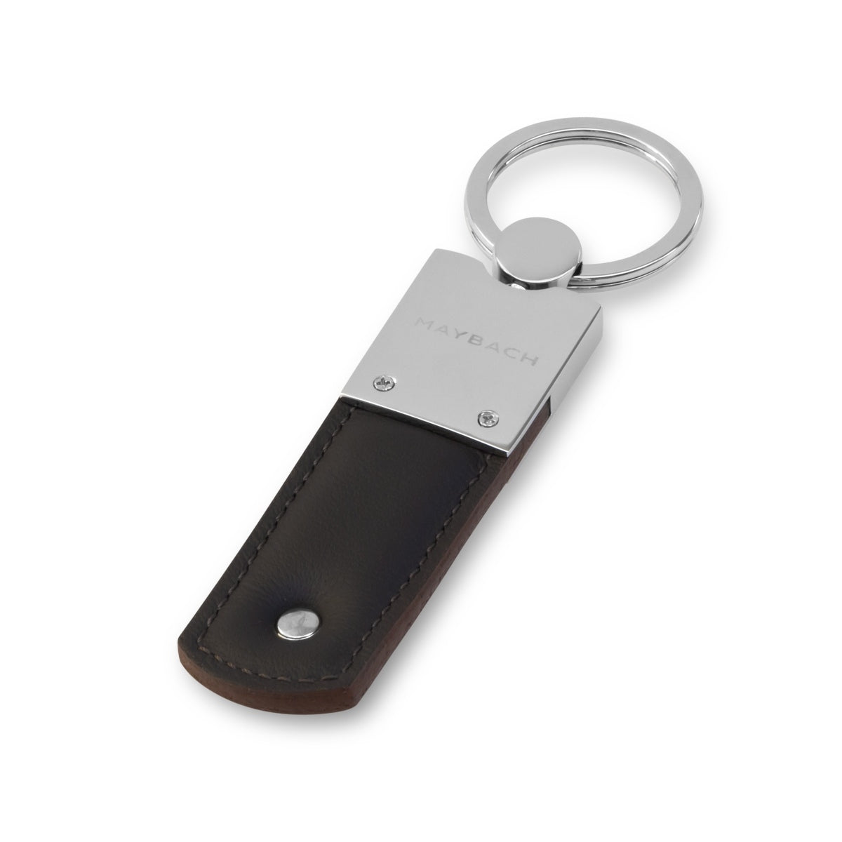 Maybach Schlüsselanhänger The Key Moment I Echtes Automobilleder, Saddle brown