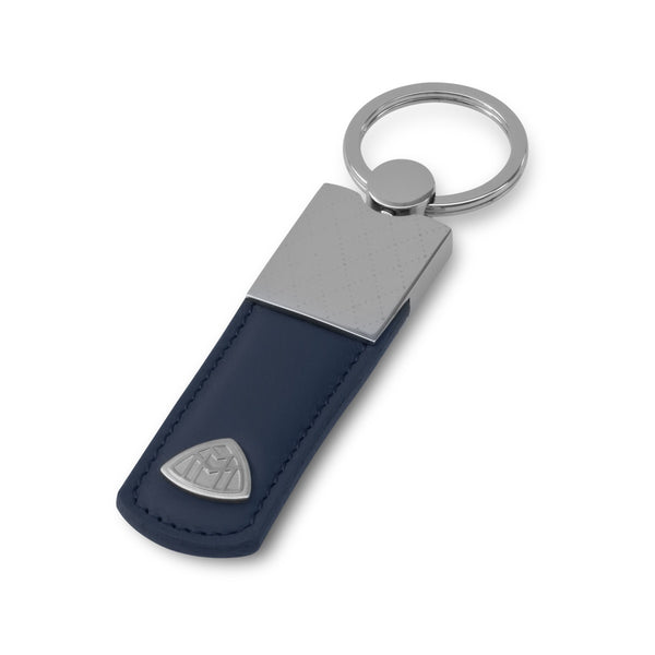Maybach Schlüsselanhänger The Key Moment I Echtes Automobilleder, Yacht blue