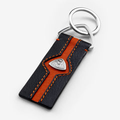 Maybach Schlüsselanhänger The Key Moment II Leder, Black/Orange