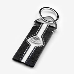 Maybach Schlüsselanhänger The Key Moment II Leder, Black/White