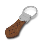 Maybach Schlüsselanhänger The Key Point I Kalbsleder, Saddle brown