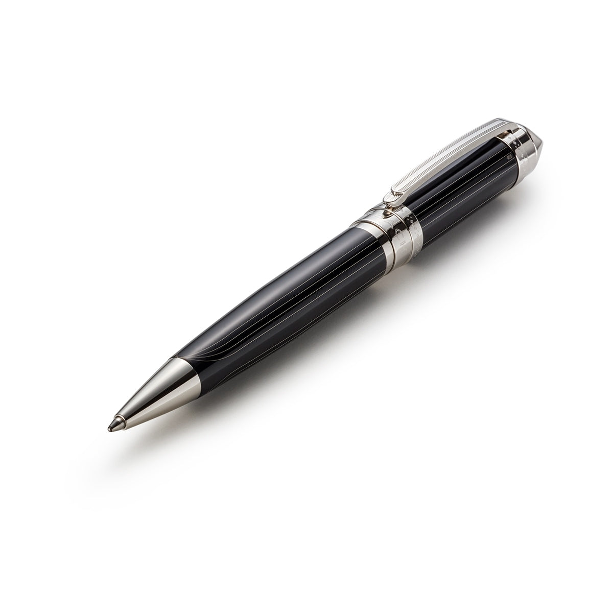 Maybach Ballpoint Pen The Peak I Lustrous - Platinum, Midnight Black