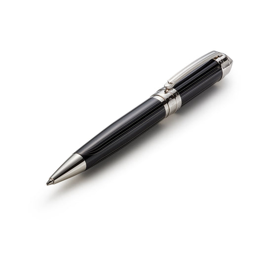 Maybach Ballpoint Pen The Peak I Lustrous - Platinum, Midnight Black