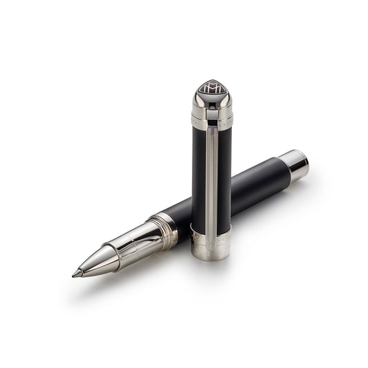 Maybach Rollerball Pen The Peak I Volcanic Black - Platinum, Volcanic Black