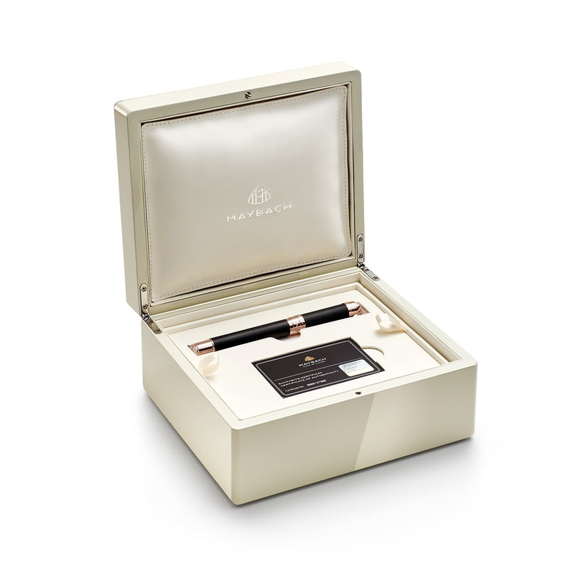 Maybach Füller The Peak I Volcanic Black - Rosegold, 18Kt, Volcanic Black