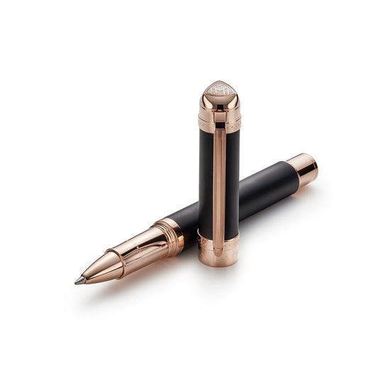 Maybach Rollerball Pen The Peak I Volcanic Black - Rose Gold, Volcanic Black
