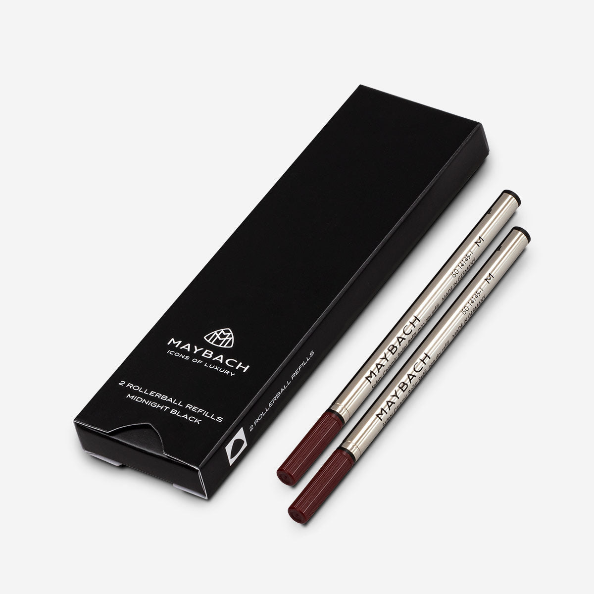 Maybach Tintenrollermine 2er Pack, Midnight Black