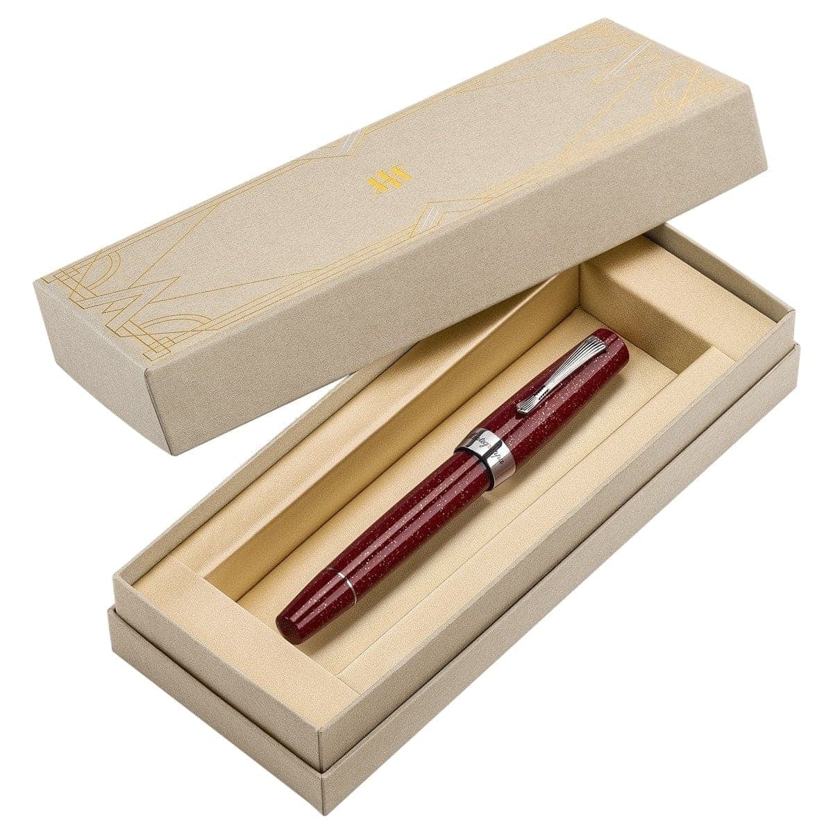 Montegrappa Fountain Pen Elmo 02 Plus, Silver, Spice