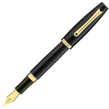 Montegrappa Fountain Pen Manager Yellow Gold, Black