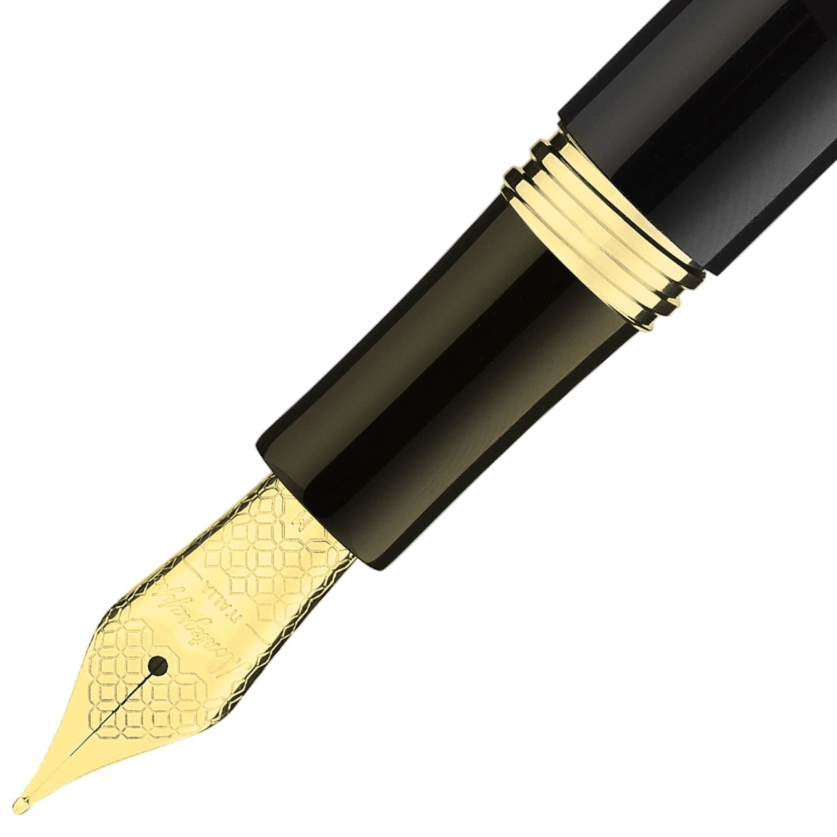 Montegrappa Fountain Pen Manager Yellow Gold, Black