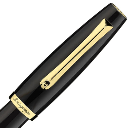 Montegrappa Fountain Pen Manager Yellow Gold, Black