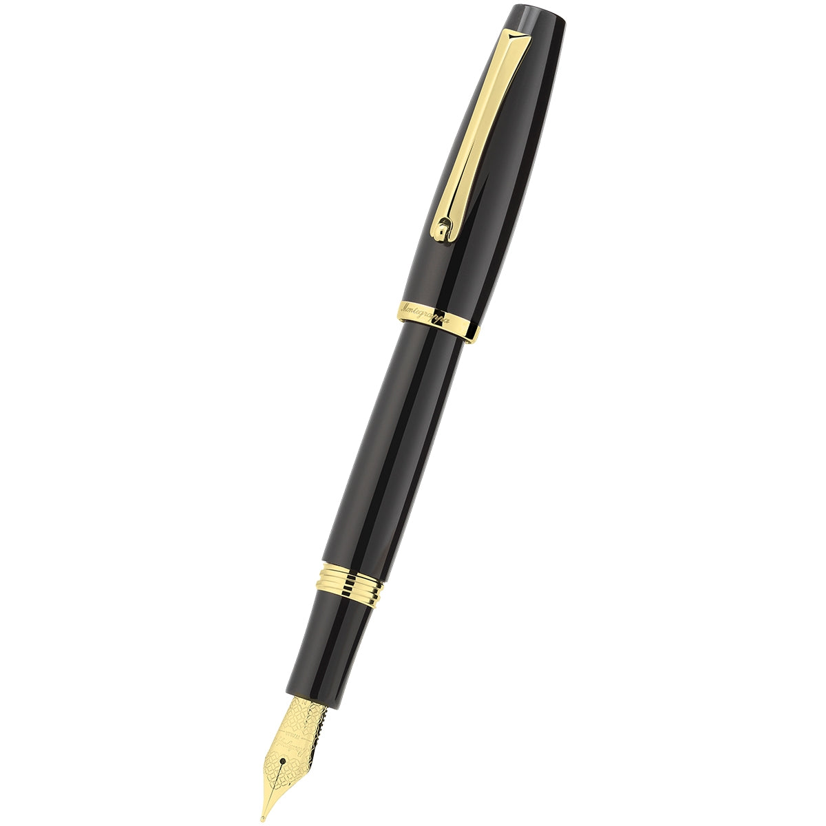 Montegrappa Fountain Pen Manager Yellow Gold, Black