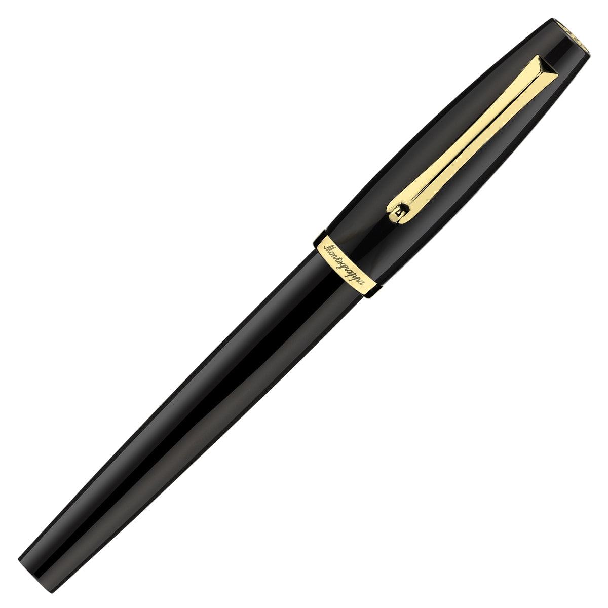 Montegrappa Fountain Pen Manager Yellow Gold, Black