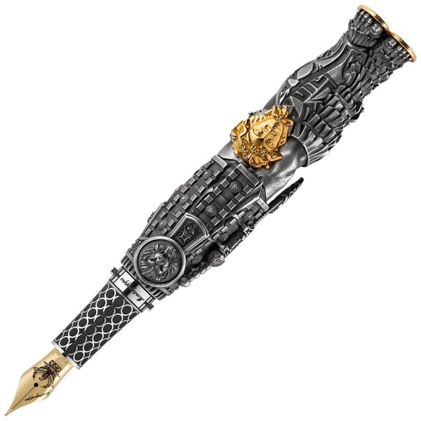 Montegrappa Füller, Gladiator Warriors Series, Kolloseum (Rom) 18Kt, silber - 6