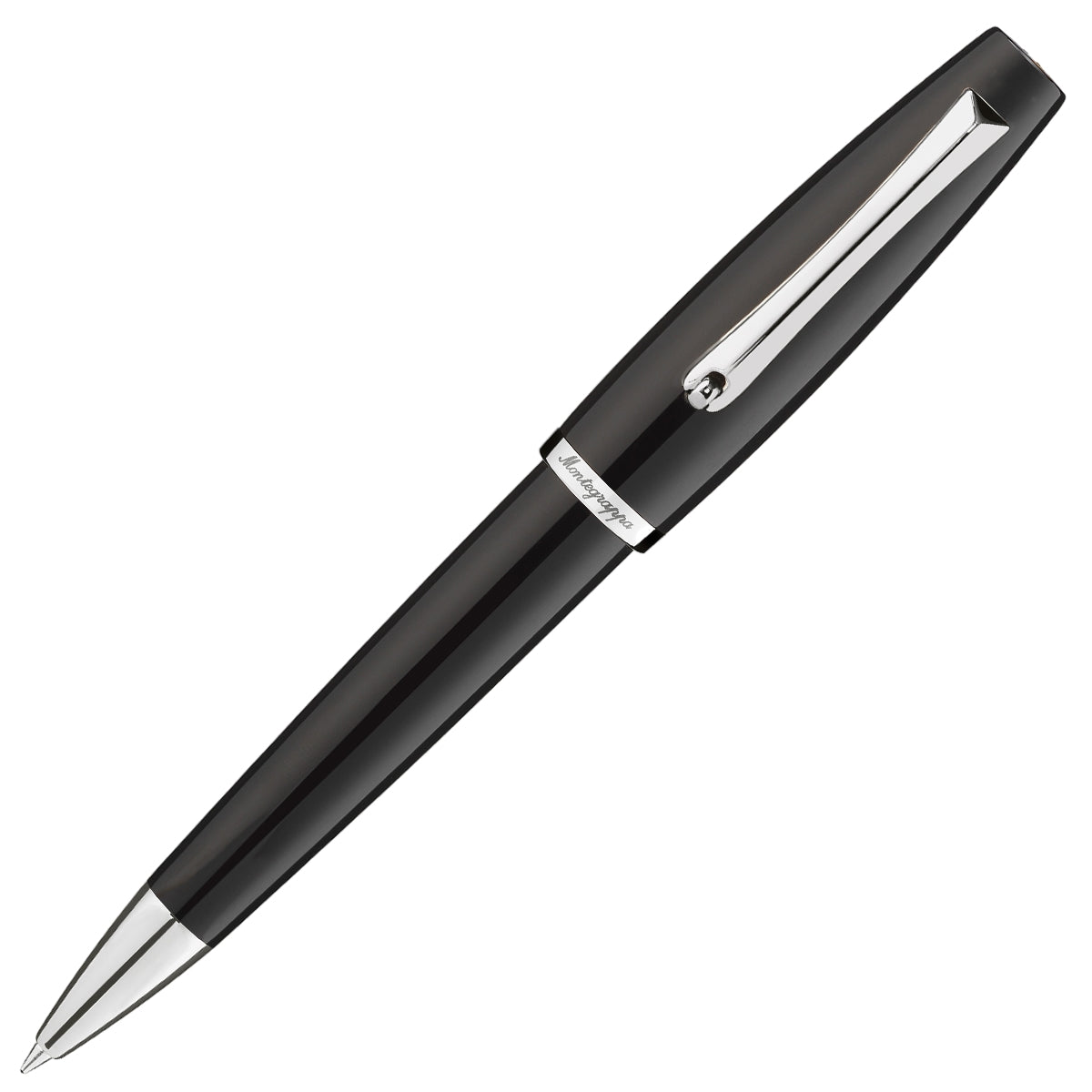 Montegrappa Manager Steel Ballpoint Pen, Black