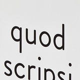 Nuuna, Notizbuch Graphic S, Quod Scripsi, Scripsi A6 dotted (mini)