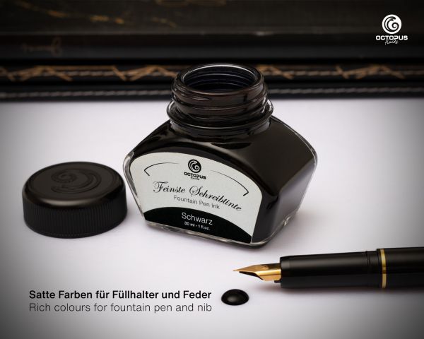 Octopus Fluids Fountain Pen Ink Classic Writing Inks Black
