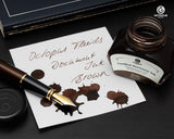 Octopus Fluids Dokumentenechte Füllhaltertinte Document Inks Brown mit Konverter zertifiziert DIN ISO 12757-2 30 ml