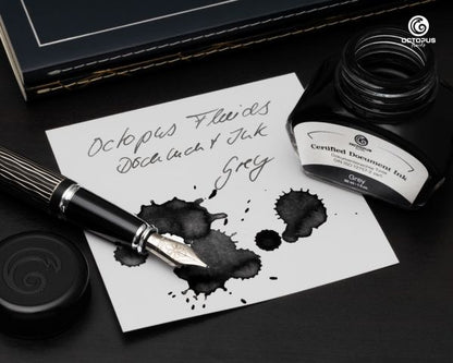 Octopus Fluids Document Inks Grey 30 ml Grey