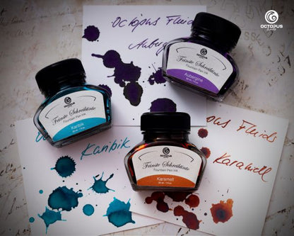 Octopus Fluids Fountain Pen Ink Classic Writing Inks Aubergine