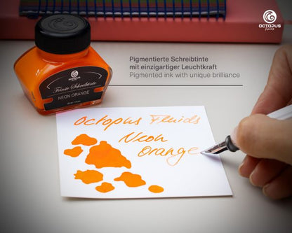 Octopus Fluids Textmarkertinte Neon Orange Ltd. Edt. Neon-Orange