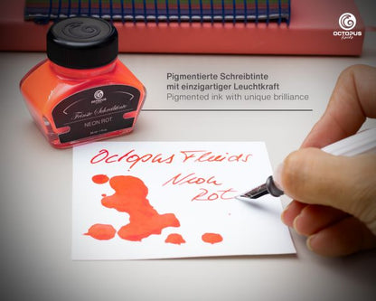 Octopus Textmarkertinte Neon Rot 30 ml