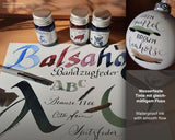 Octopus Fluids Schreib- und Zeichentusche Write & Draw Violet Bee 401, pigmentierte, wasserfeste Kreativtinte, 50 ml Glasflasche