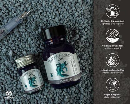 Octopus Schreib- und Zeichentusche Write & Draw Ink 420 Petrol Axolotl