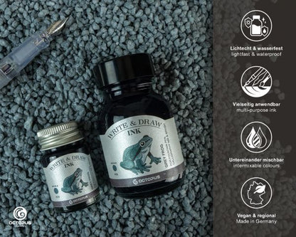 Octopus Schreib- und Zeichentusche Write & Draw Ink 458 Grey Frog Grau