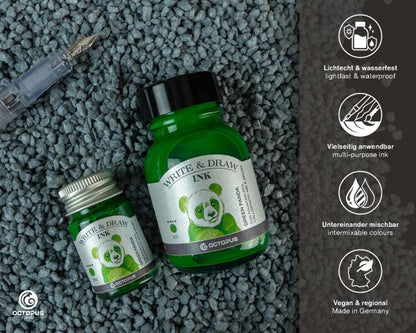 Octopus Writing and Drawing Ink Octopus Write & Draw Ink 373 Green Panda