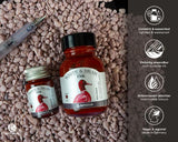 Octopus Fluids GmbH & Co. KG Pigmentierte, wasserfeste Schreib- und Zeichentusche Write & Draw 450 Red Duck Rot