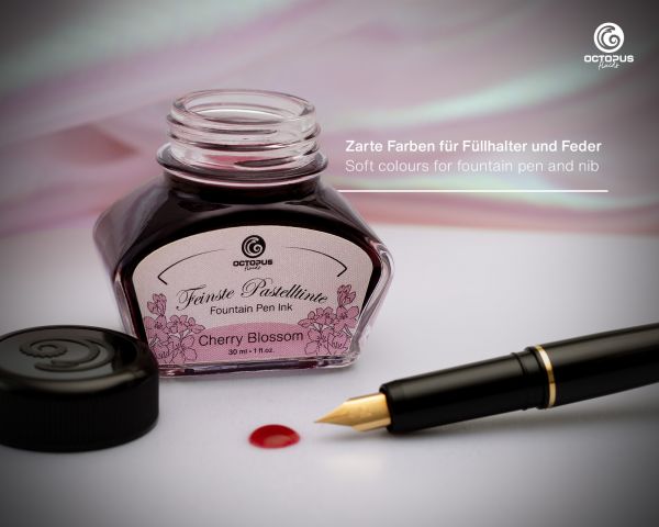 Octopus Fluids Füllhaltertinte Pastell Cherry Blossom Rosa