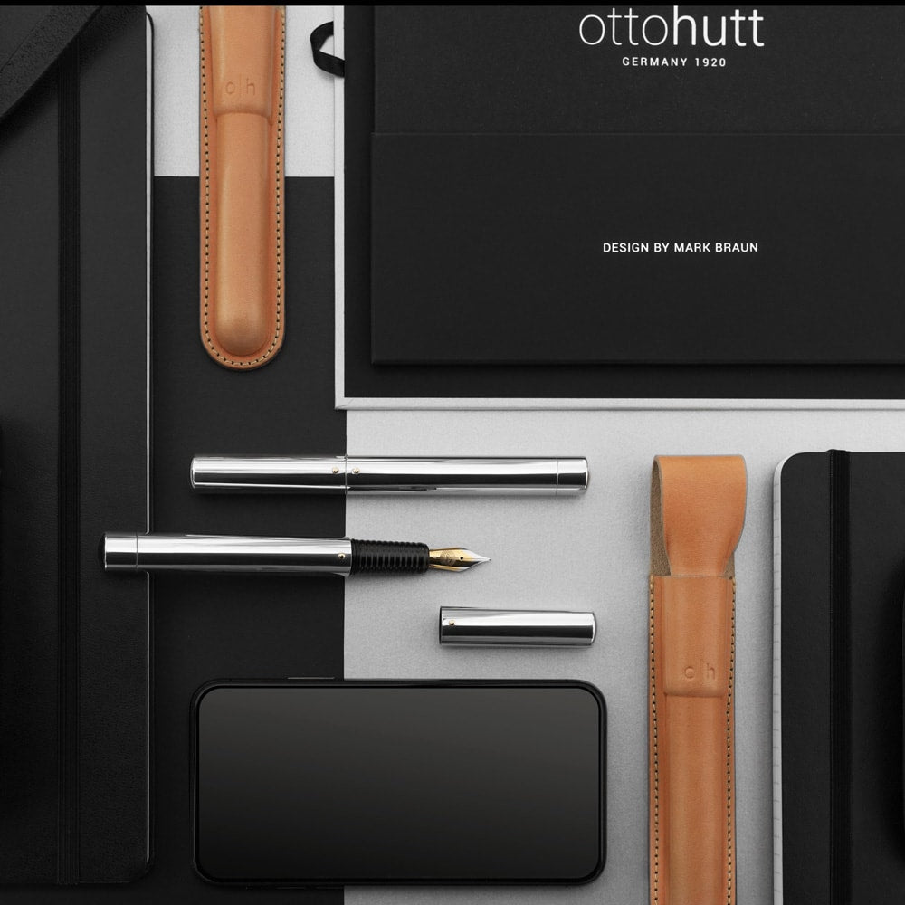 Otto Hutt mit Gravur