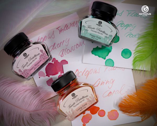 Octopus Fluids Füllhaltertinte Pastell Cherry Blossom Rosa