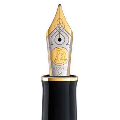 Pelikan, Souverän M800 fountain pen, 18K nib, black