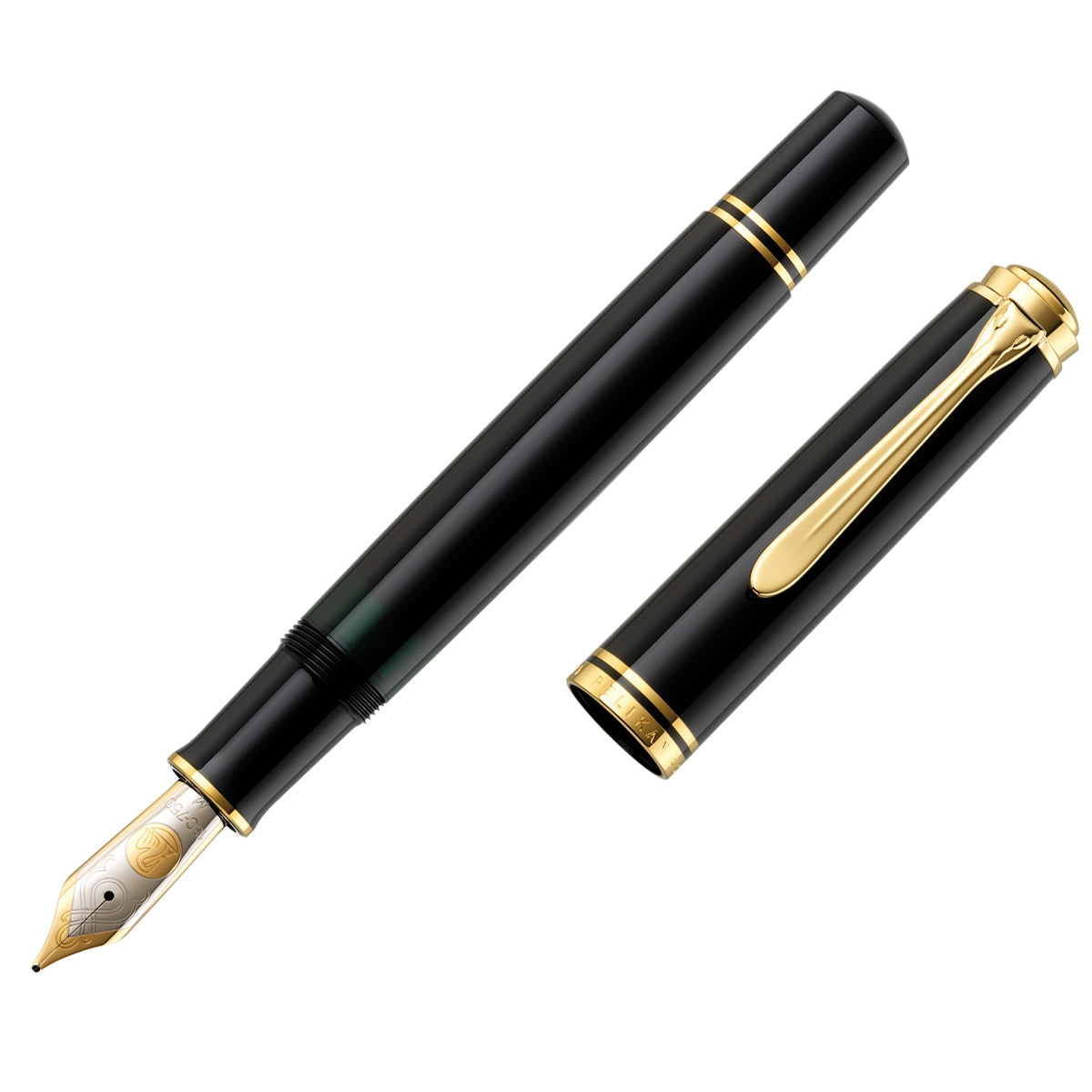 Pelikan, Souverän M800 fountain pen, 18K nib, black