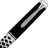 Pelikan Füller Souverän M805, silber, Metal Sleeve, 18 Kt. Goldfeder, schwarz
