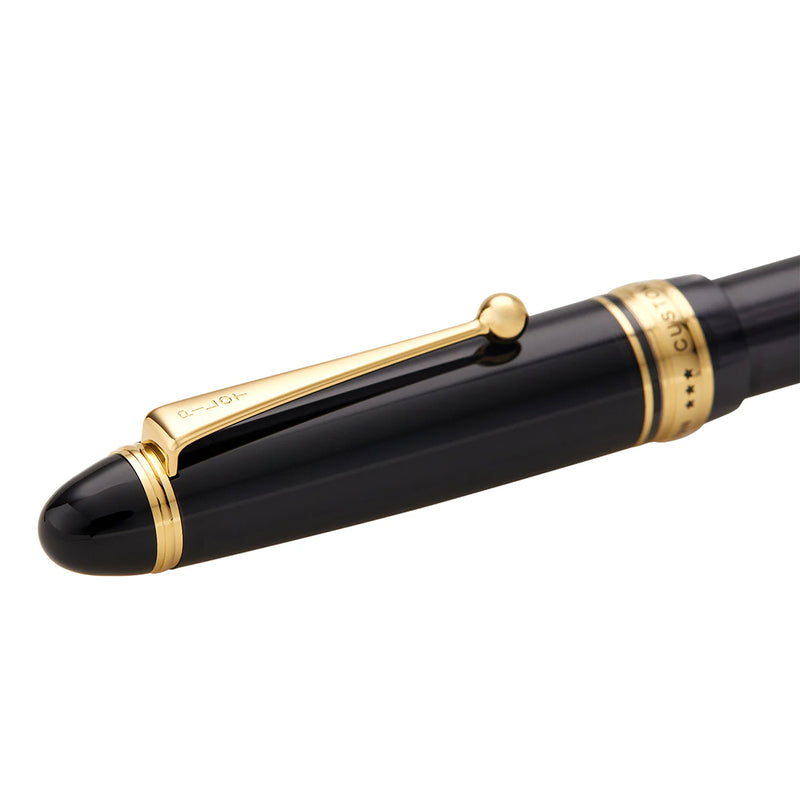 Pilot Füller Custom 823, 14Kt, schwarz
