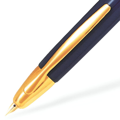 Pilot Capless Fountain Pen, 18kt Gold Nib, Blue