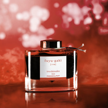 Pilot, Ink Bottle Iroshizuku, Winter Persimmon, 50 ml, Fuyu-Gaki