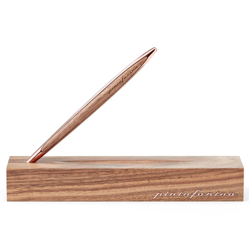 Pininfarina Ethergraf®-Stift, Cambiano (Luxury), Aluminium/ Walnuss, roségold