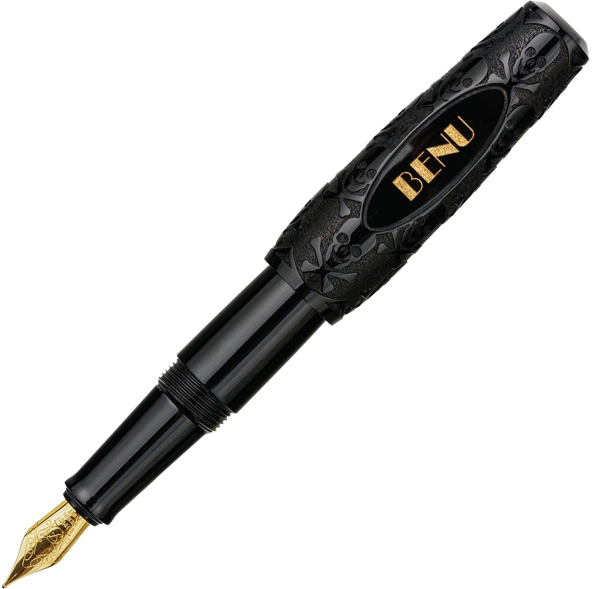 Stylo plume BENU Pixie gold, Jolly Roger