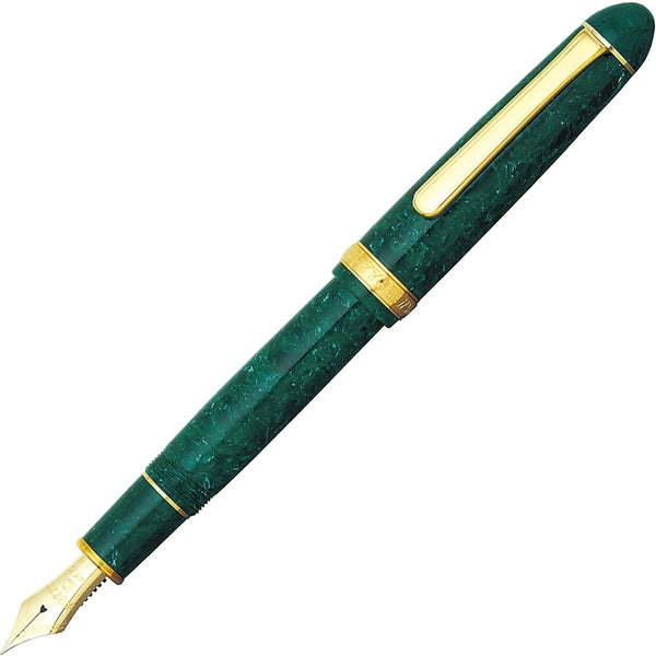 Platinum, Füller, #3776 Century Celluloid, 14Kt, Jade