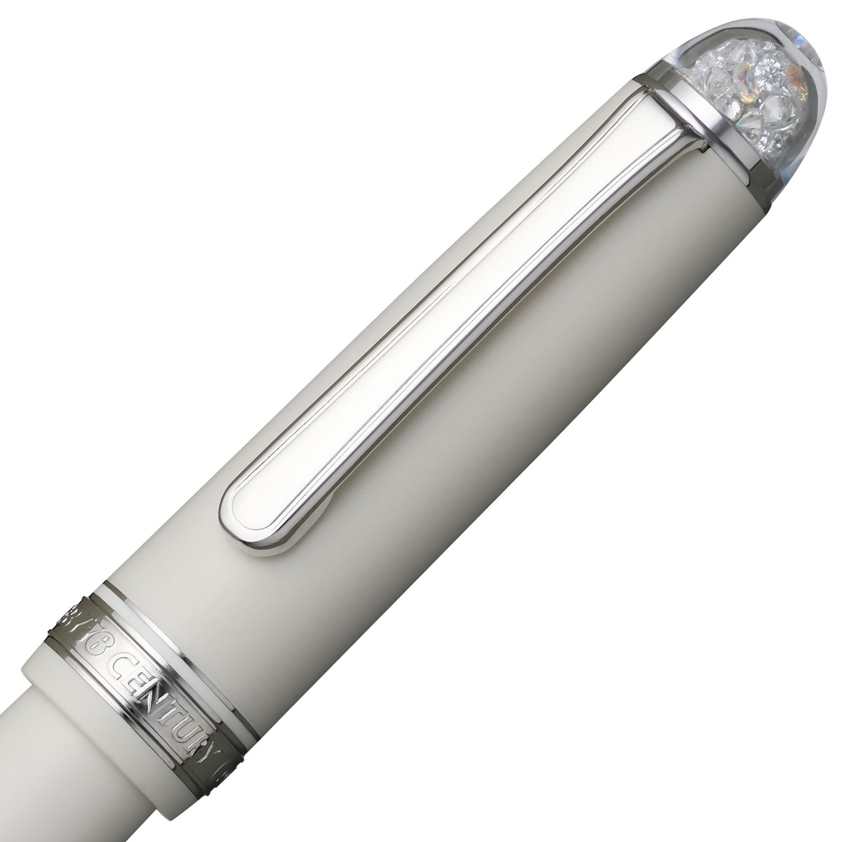 Platinum, Füller, #3776 Century Shape of Heart, Zierelemente Messing rhodiniert 14Kt, Ivoire