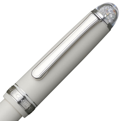 Platinum, Füller, #3776 Century Shape of Heart, Zierelemente Messing rhodiniert 14Kt, Ivoire