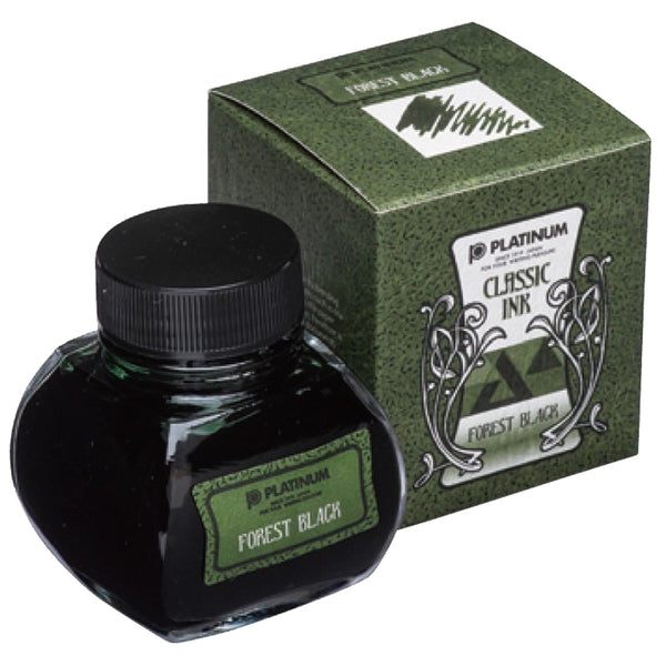 Platinum, Ink Bottle, Classic Ink Forest Black