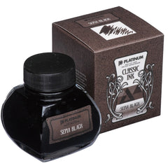 Platinum, Tintenglas, Classic Ink Sepia Black